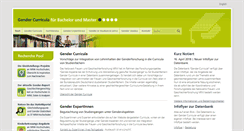 Desktop Screenshot of gender-curricula.com